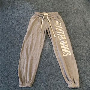 Gray outer banks sweatpants